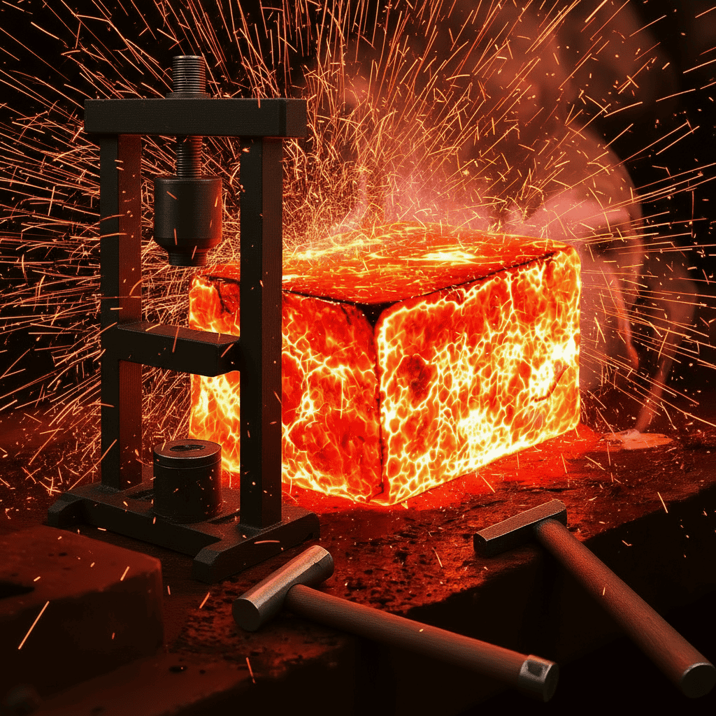 Präzision, die Sie spüren können – Sägezuschnitte aus geschmiedeten Edelstahlblöcken