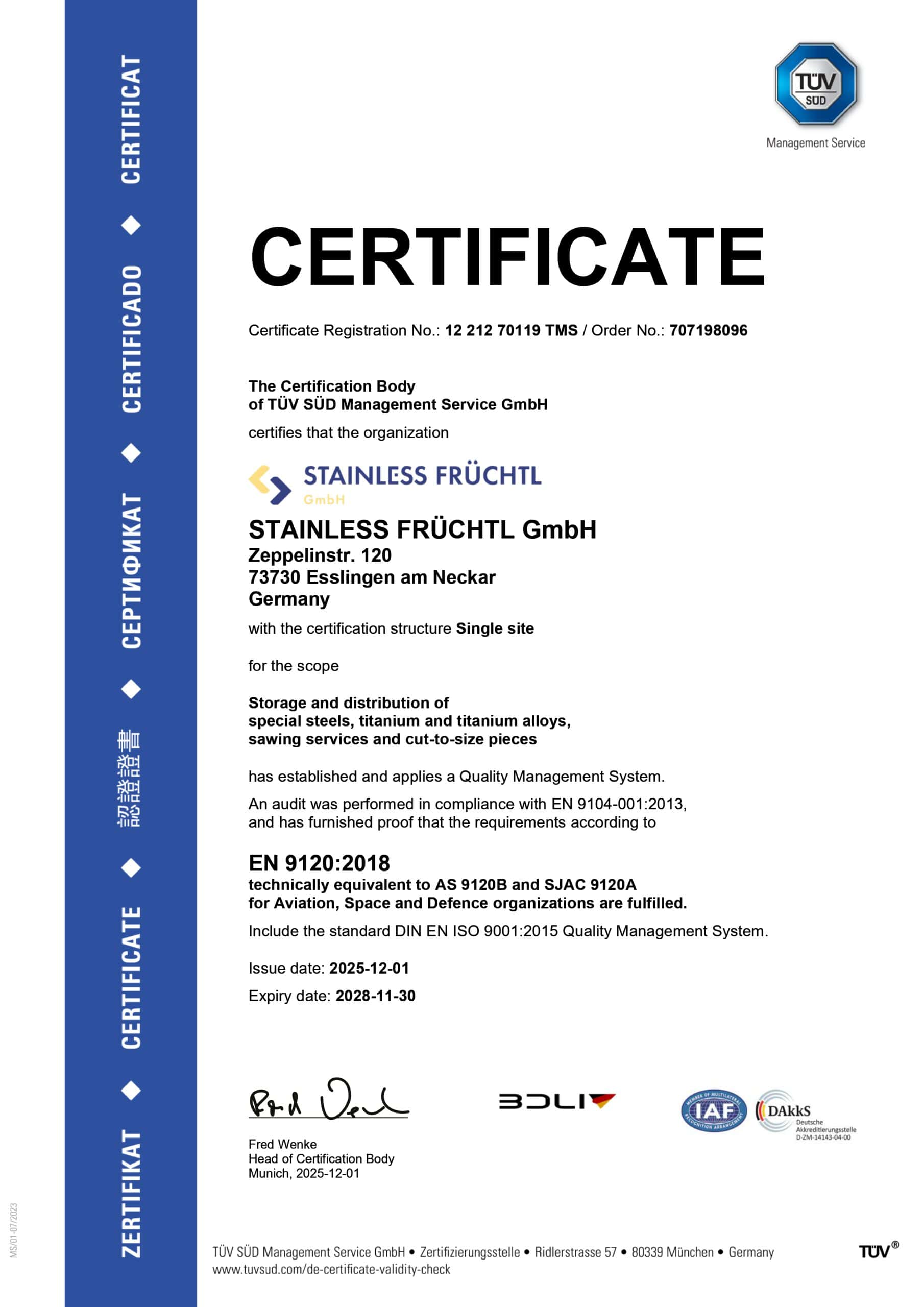 EN 9120 - STAINLESS FRÜCHTL (EN)